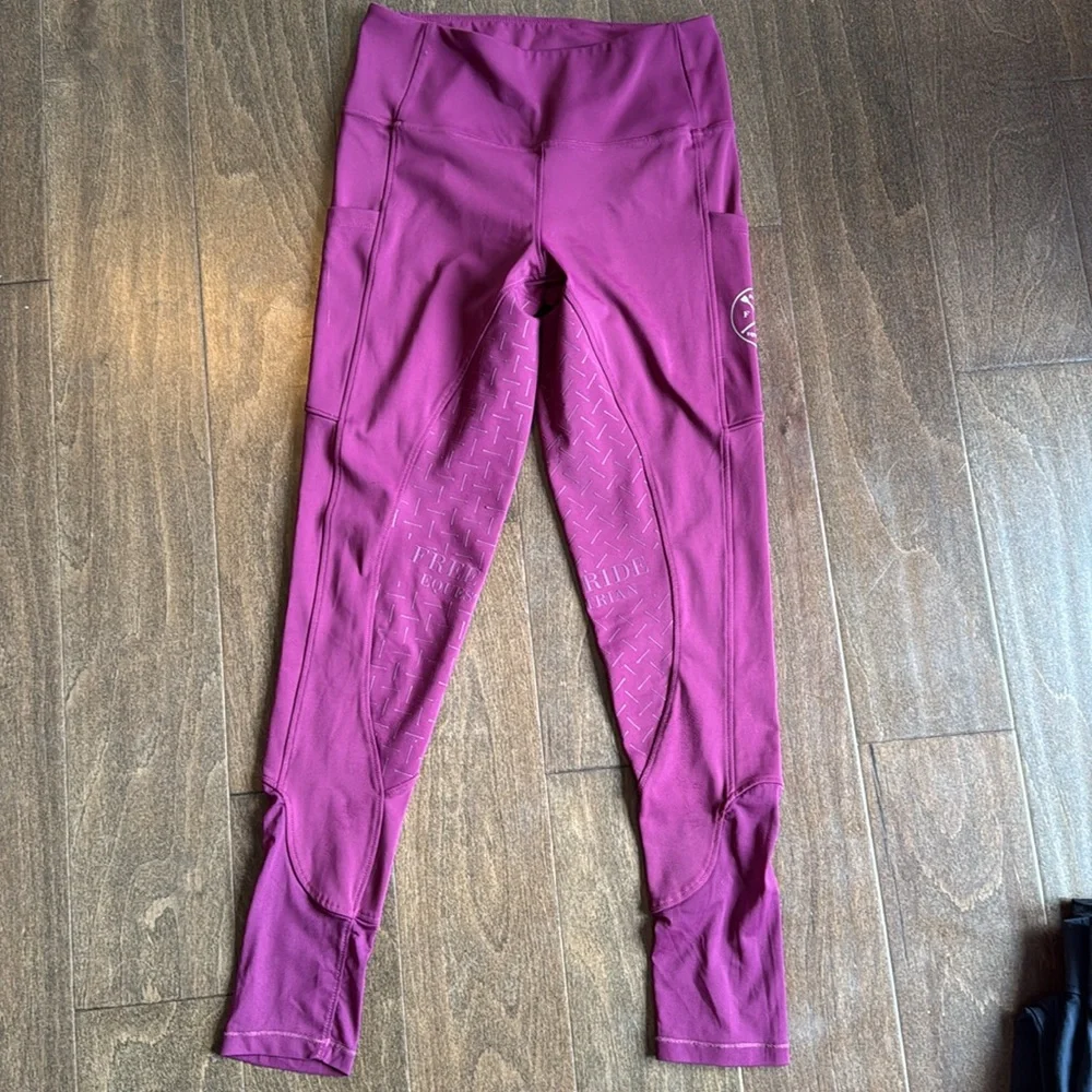 Free Ride Equestrian Riding Tights - Picture 2 of 5